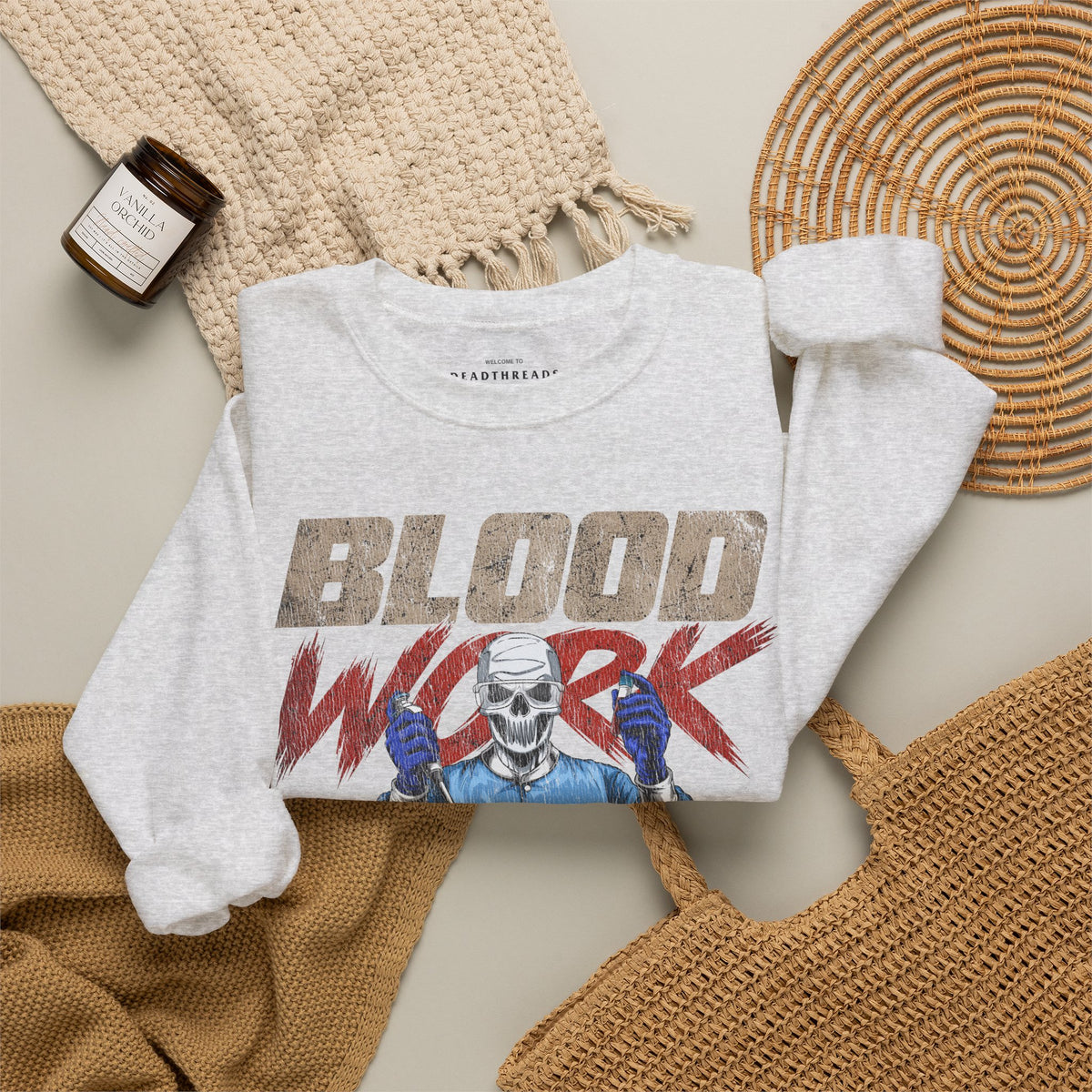 BLOOD WORK - CREWNECK SWEATSHIRT