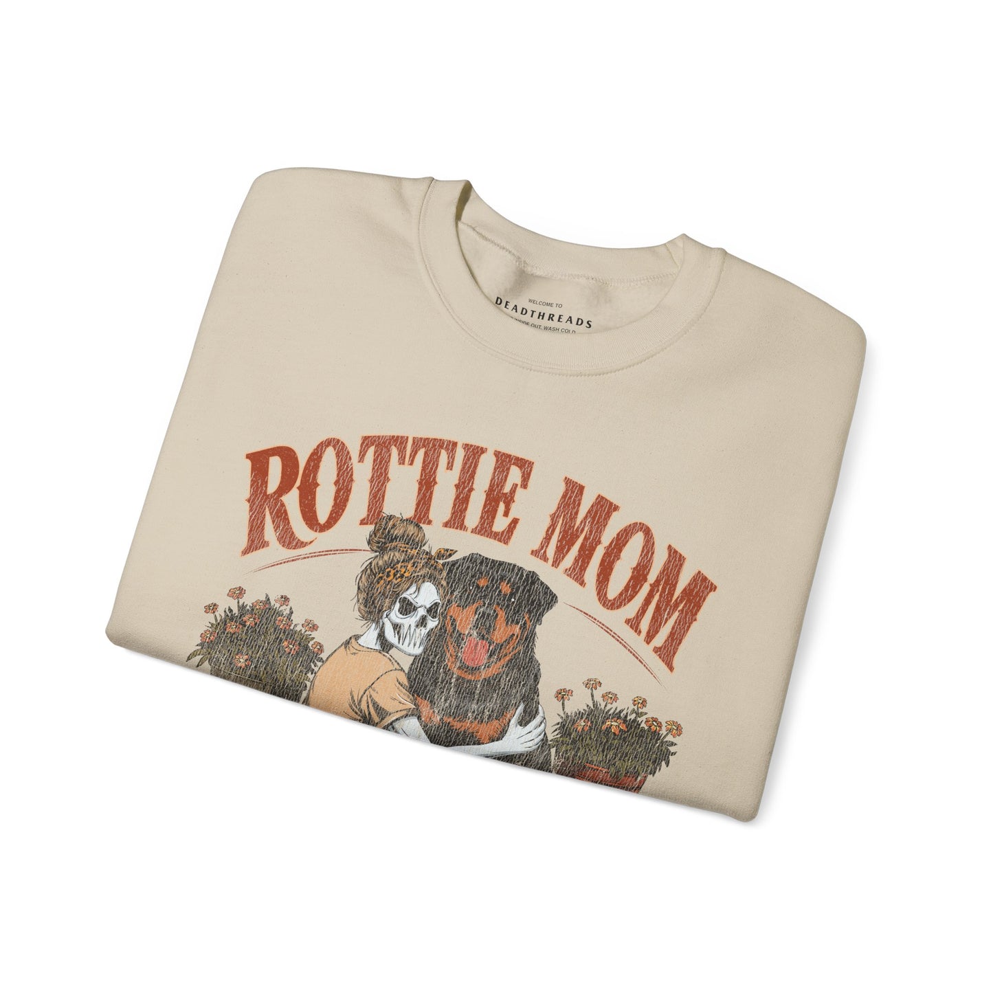 ROTTIE MOM - CREWNECK SWEATSHIRT