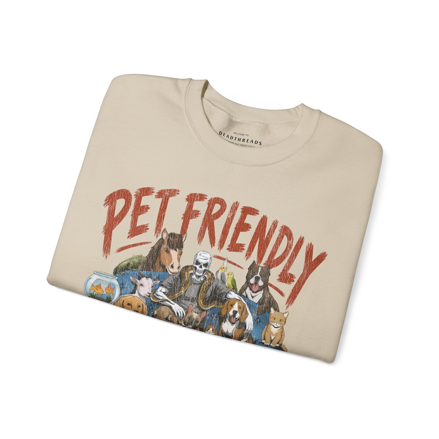 PET FRIENDLY (MALE) - CREWNECK SWEATSHIRT