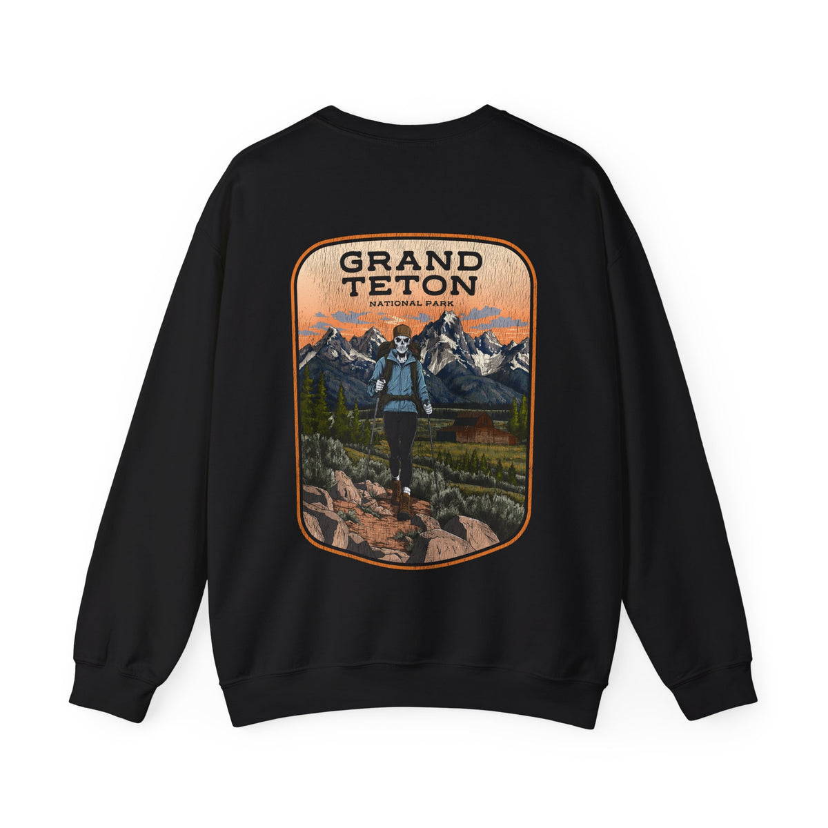 GRAND TETON NATIONAL PARK (FEMALE) - “DT ESSENTIAL" CREWNECK SWEATSHIRT