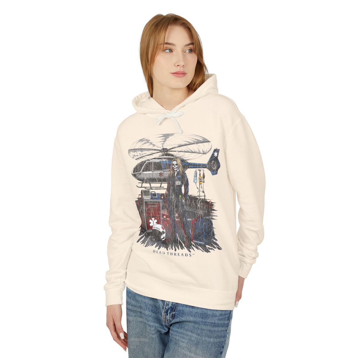 FLIGHT NURSE v2 (FEMALE) - LIGHTWEIGHT HOODIE