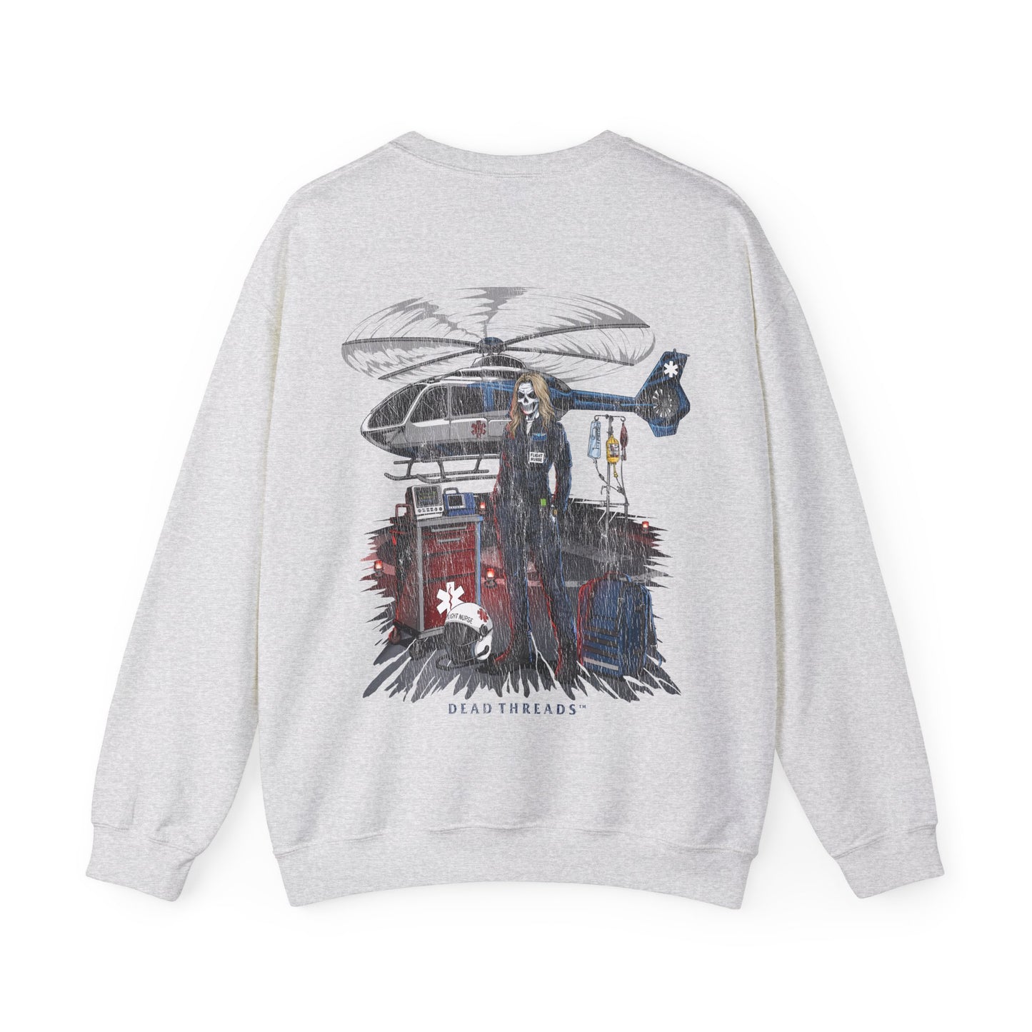 FLIGHT NURSE - “DT ESSENTIAL" CREWNECK SWEATSHIRT