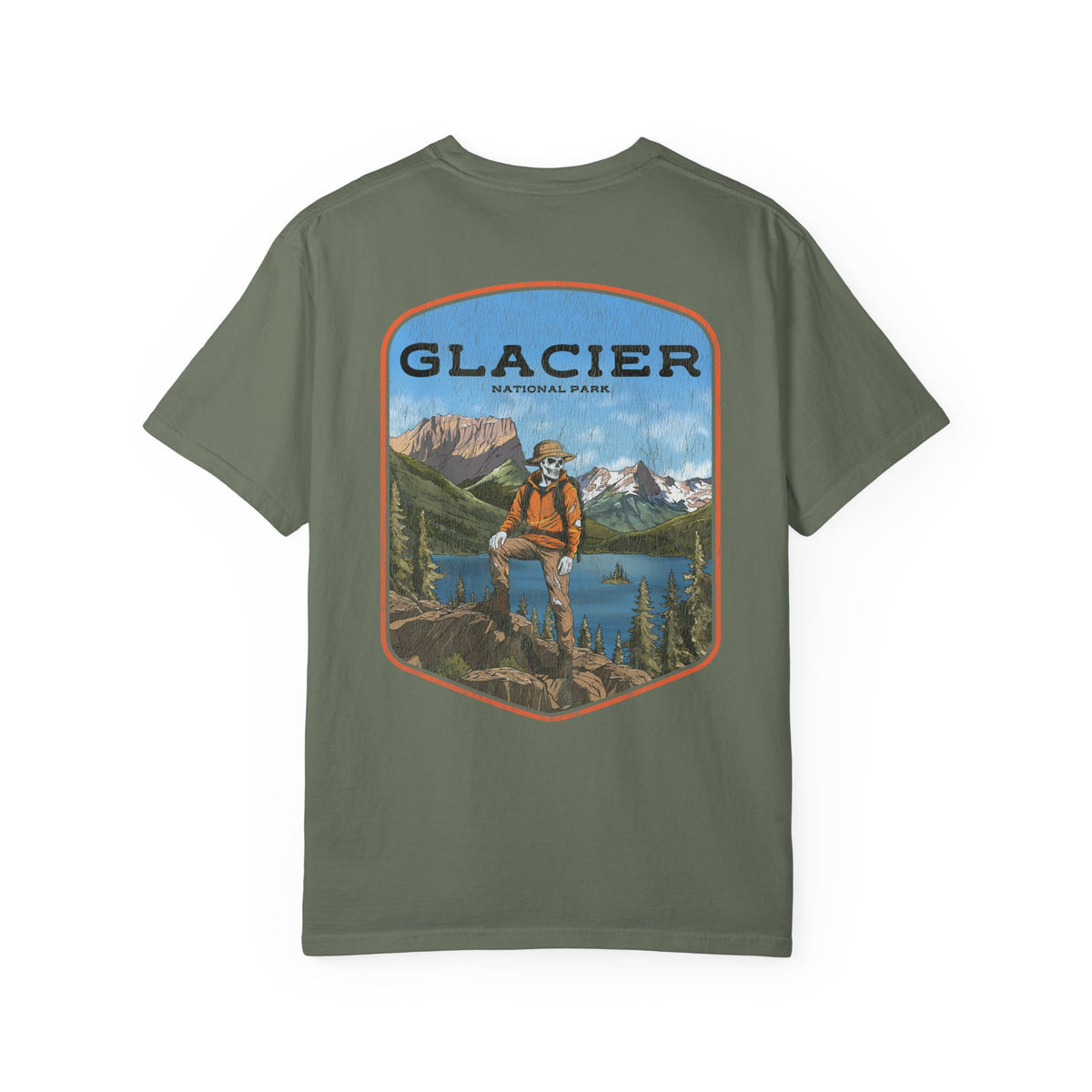 GLACIER NATIONAL PARK (MALE) - “DT ESSENTIAL" PREMIUM T-SHIRT