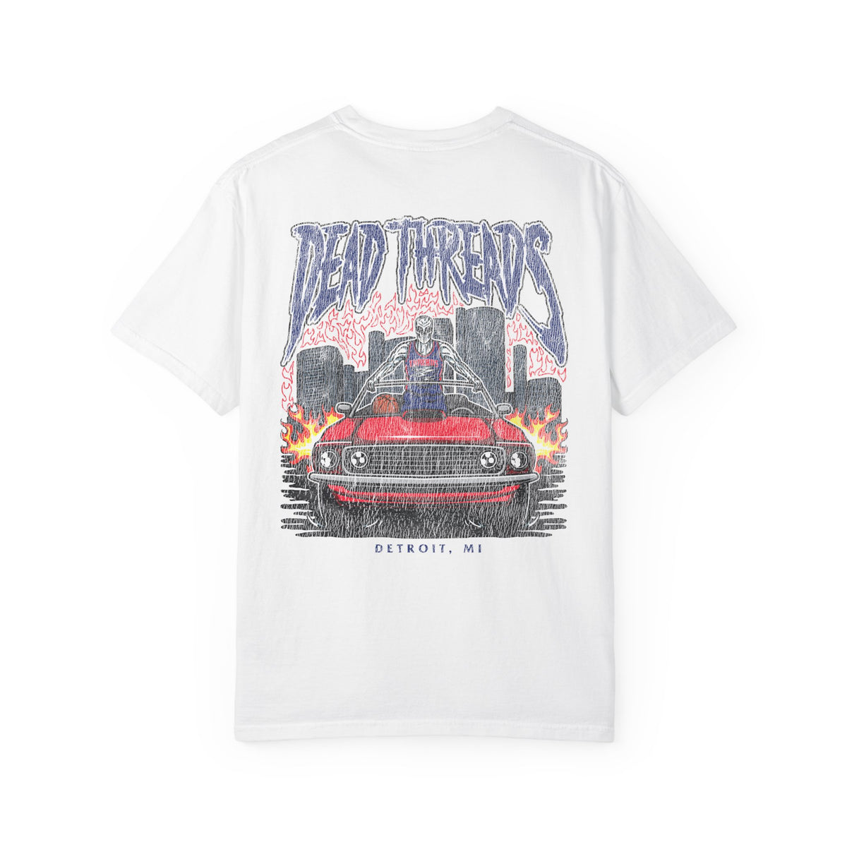 DETROIT BASKETBALL - “3 SKULL” PREMIUM T-SHIRT