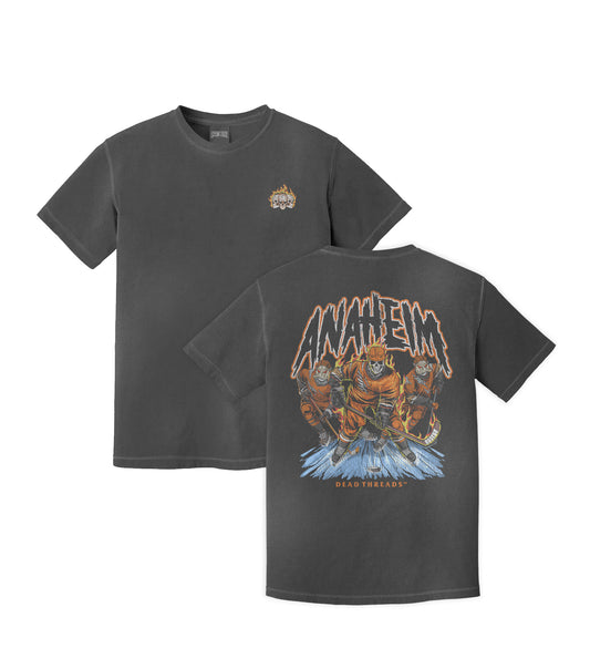 ANAHEIM HOCKEY - “3 SKULL” PREMIUM T-SHIRT