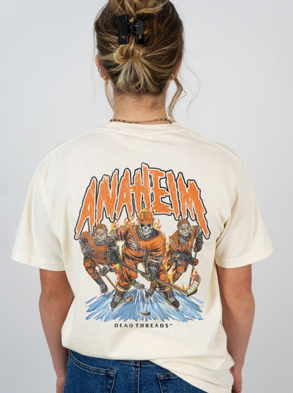 ANAHEIM HOCKEY - “3 SKULL” PREMIUM T-SHIRT