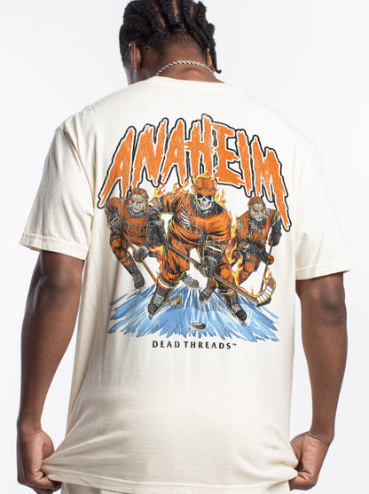 ANAHEIM HOCKEY - “3 SKULL” PREMIUM T-SHIRT