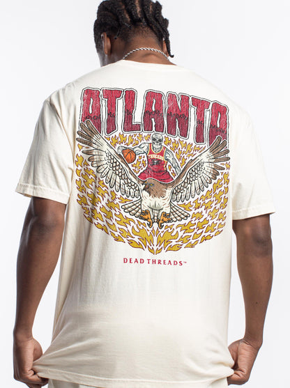 ATLANTA BASKETBALL - “3 SKULL” PREMIUM T-SHIRT
