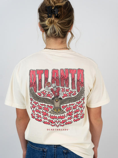 ATLANTA FOOTBALL - “3 SKULL” PREMIUM T-SHIRT