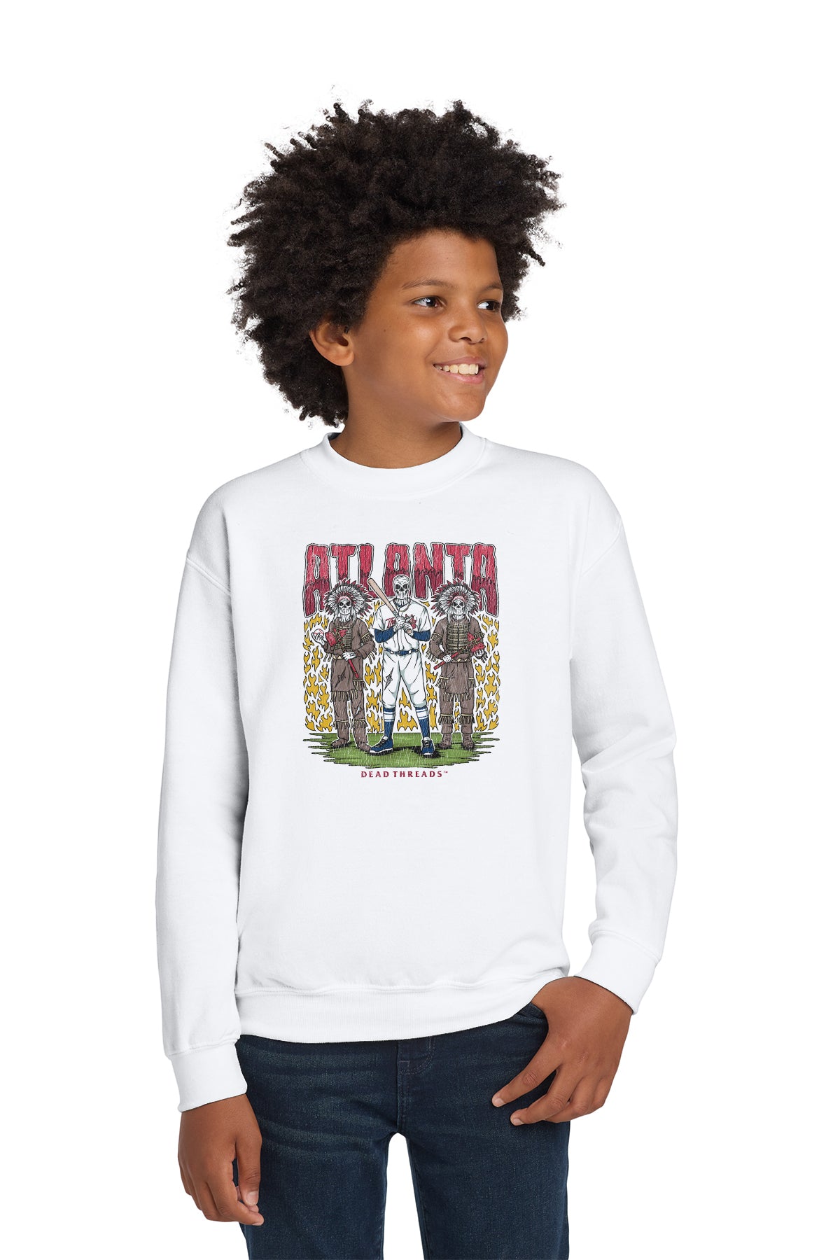 ATLANTA BASEBALL KIDS CREWNECK SWEATSHIRT