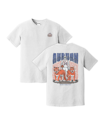 AUBURN BASKETBALL - “3 SKULL” PREMIUM T-SHIRT