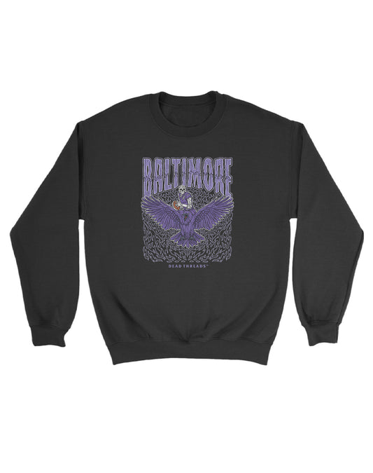 BALTIMORE FOOTBALL v1 KIDS CREWNECK SWEATSHIRT