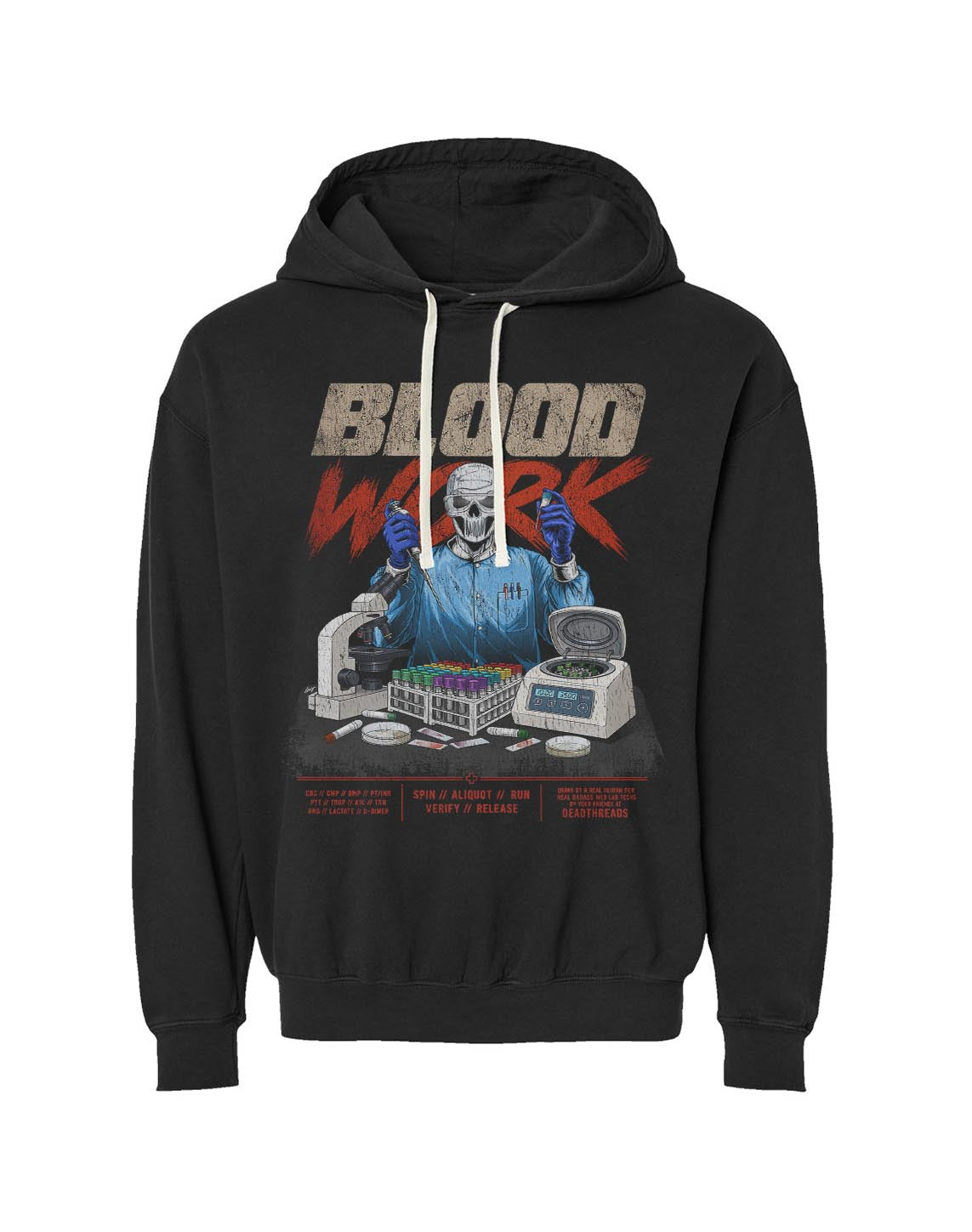 BLOOD WORK - LIGHTWEIGHT HOODIE