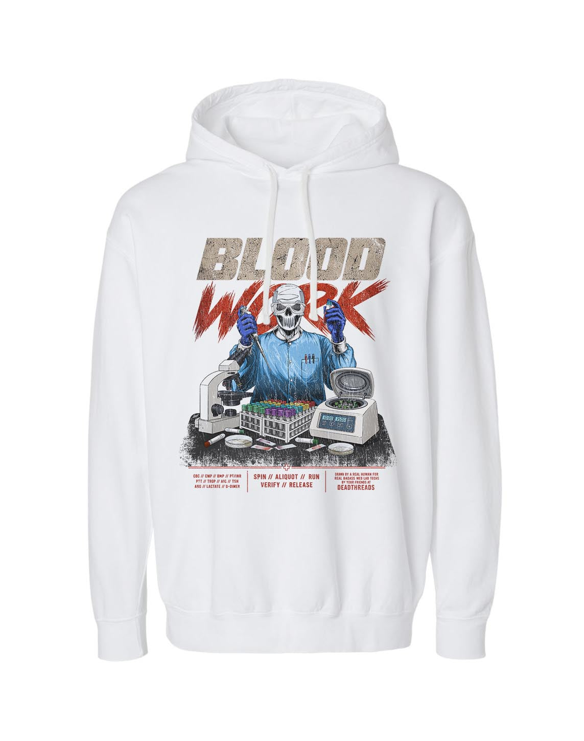 BLOOD WORK - LIGHTWEIGHT HOODIE