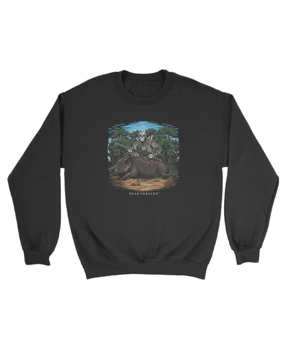 BOARED TO DEATH KIDS CREWNECK SWEATSHIRT