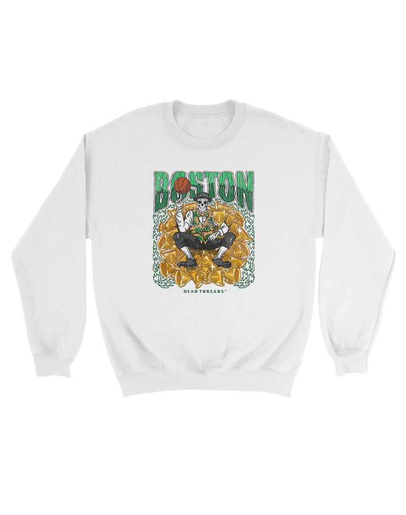 BOSTON BASKETBALL KIDS CREWNECK SWEATSHIRT