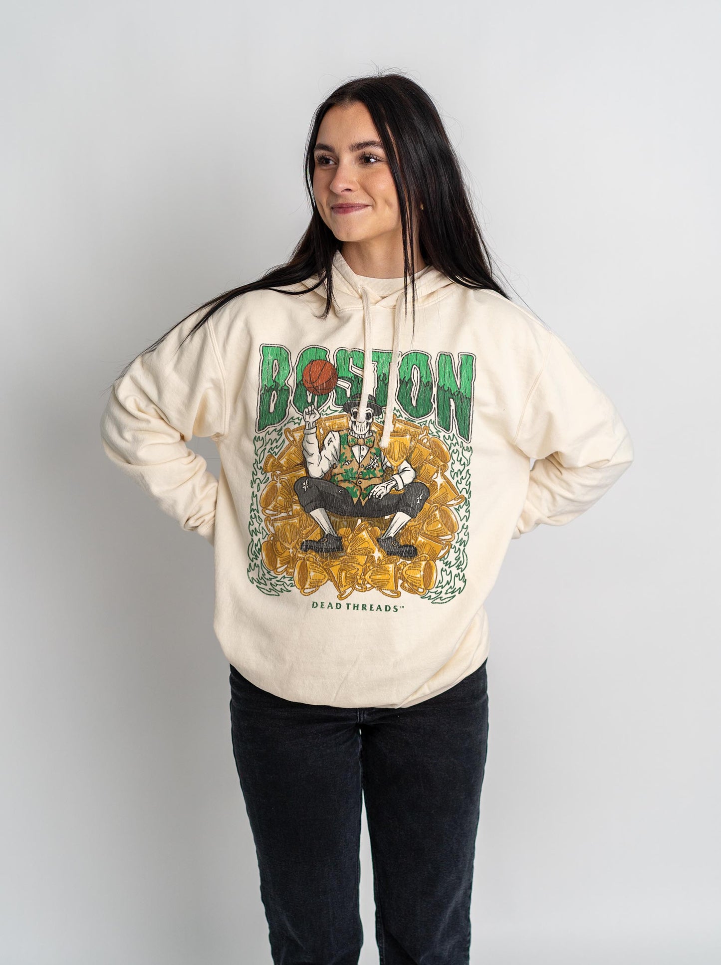 BOSTON BASKETBALL - LIGHTWEIGHT HOODIE