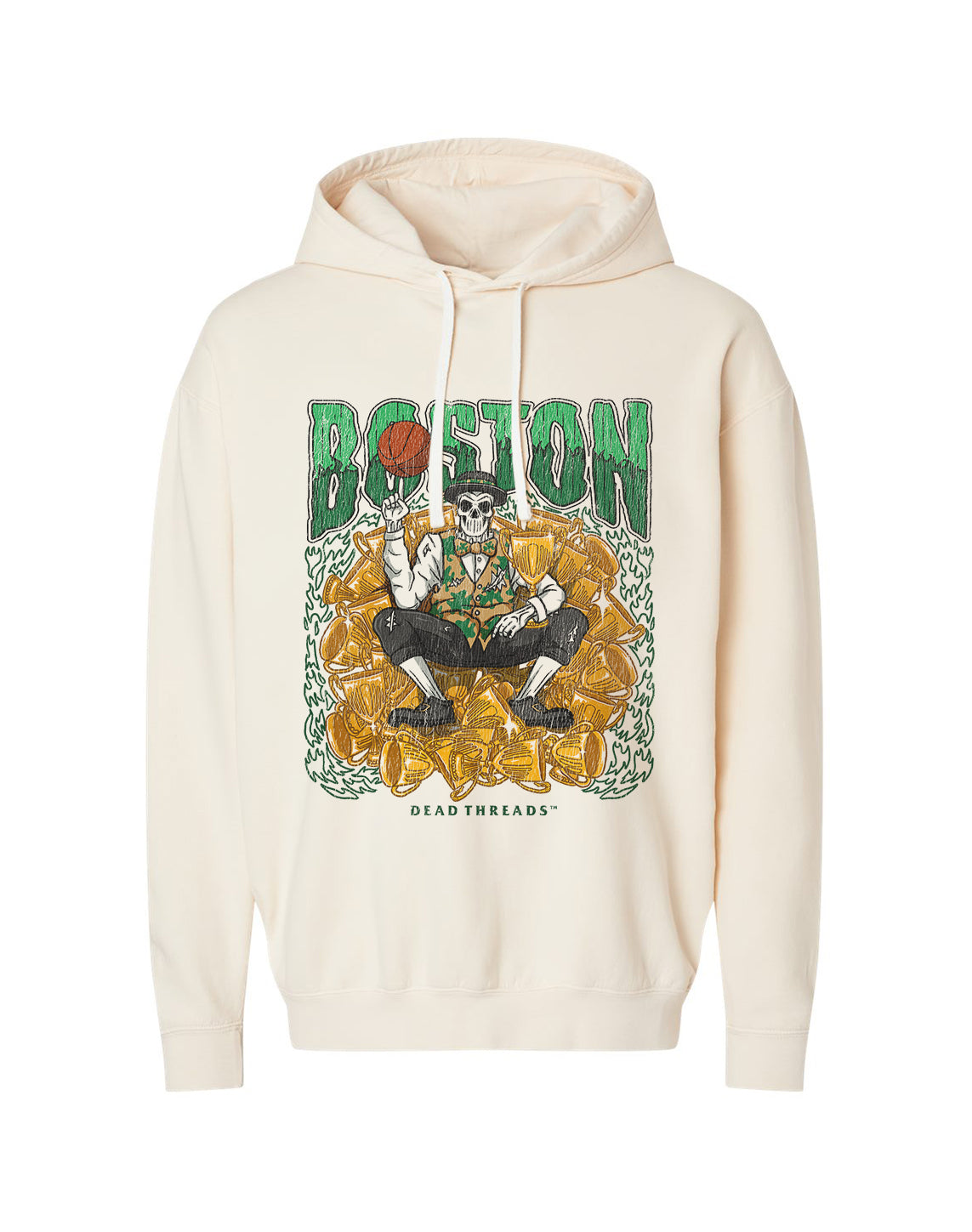 BOSTON BASKETBALL - LIGHTWEIGHT HOODIE