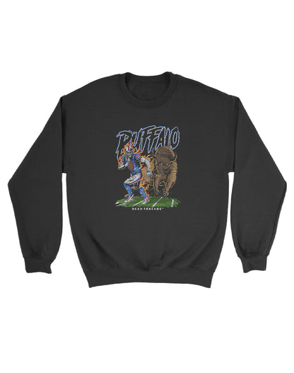 BUFFALO FOOTBALL v2 KIDS CREWNECK SWEATSHIRT
