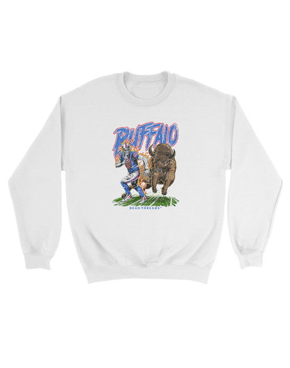 BUFFALO FOOTBALL v2 KIDS CREWNECK SWEATSHIRT