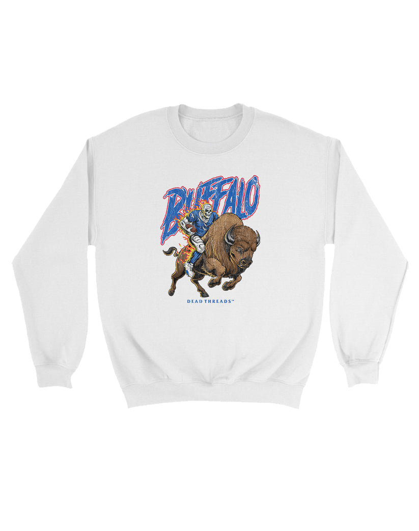 BUFFALO FOOTBALL v3 KIDS CREWNECK SWEATSHIRT