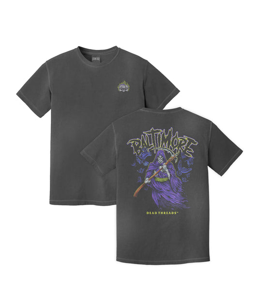 BALTIMORE FOOTBALL v2 - “3 SKULL” PREMIUM T-SHIRT