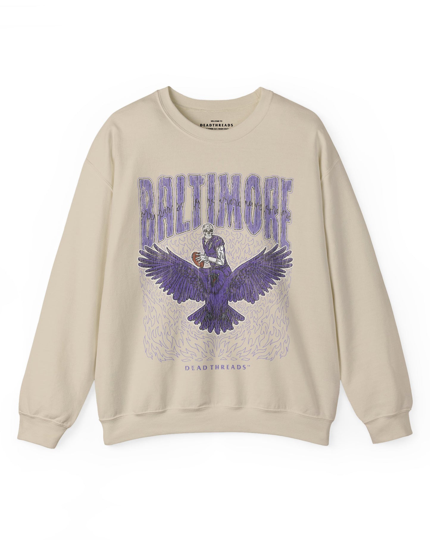 BALTIMORE FOOTBALL v1 CREWNECK SWEATSHIRT