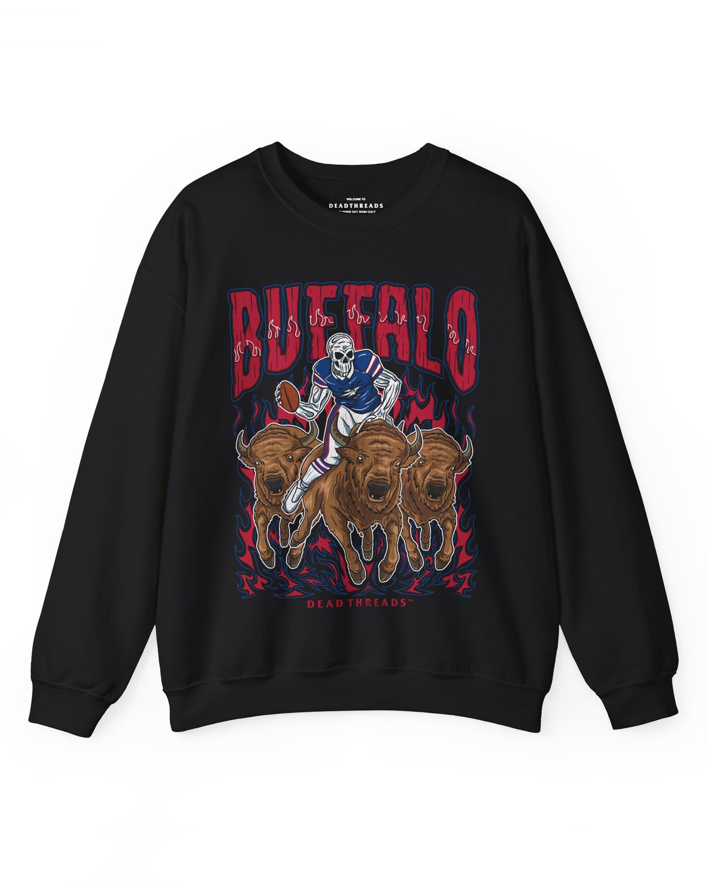 BUFFALO FOOTBALL v1 CREWNECK SWEATSHIRT