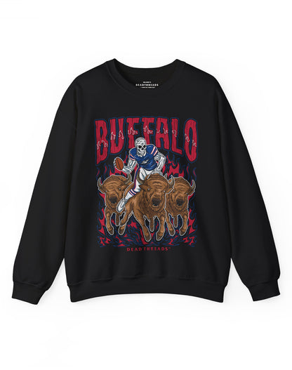 BUFFALO FOOTBALL v1 CREWNECK SWEATSHIRT