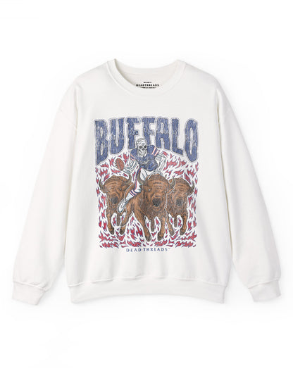 BUFFALO FOOTBALL v1 CREWNECK SWEATSHIRT