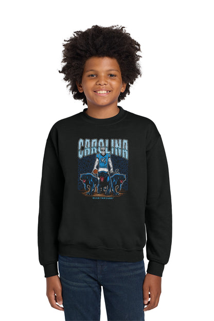CAROLINA FOOTBALL KIDS CREWNECK SWEATSHIRT