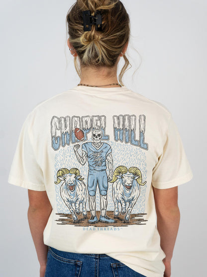 CHAPEL HILL FOOTBALL - “3 SKULL” PREMIUM T-SHIRT