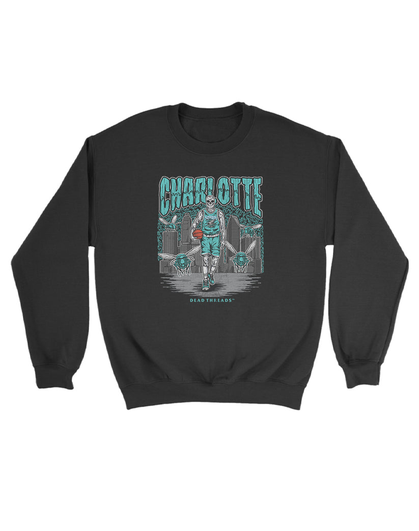 CHARLOTTE BASKETBALL KIDS CREWNECK SWEATSHIRT