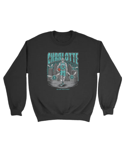 CHARLOTTE BASKETBALL KIDS CREWNECK SWEATSHIRT