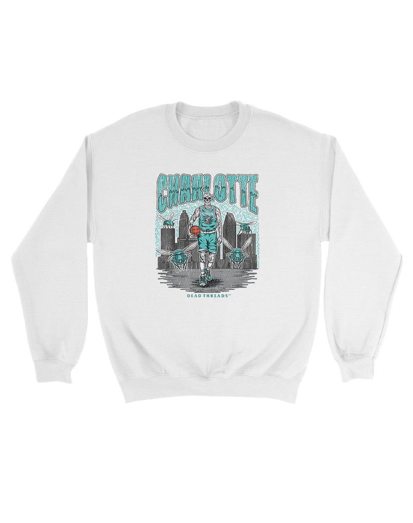 CHARLOTTE BASKETBALL KIDS CREWNECK SWEATSHIRT