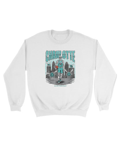 CHARLOTTE BASKETBALL KIDS CREWNECK SWEATSHIRT