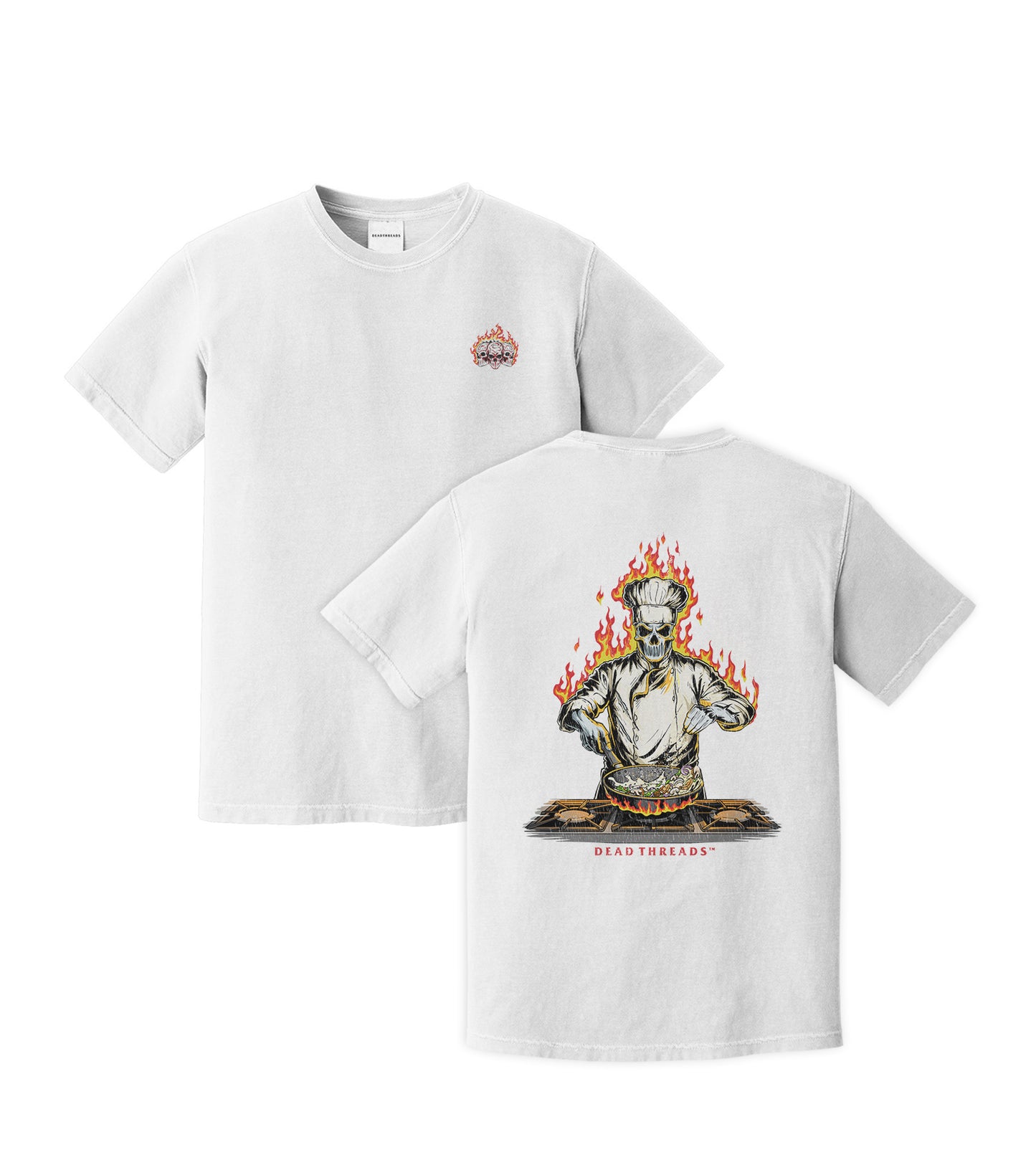 CHEF - “3 SKULL” PREMIUM T-SHIRT