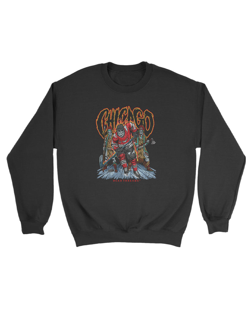 CHICAGO HOCKEY KIDS CREWNECK SWEATSHIRT