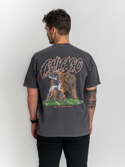 CHICAGO FOOTBALL v2 - “3 SKULL” PREMIUM T-SHIRT