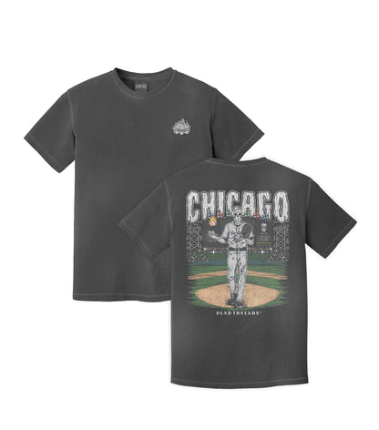 CHICAGO "SOUTH SIDE" BASEBALL - “3 SKULL” PREMIUM T-SHIRT