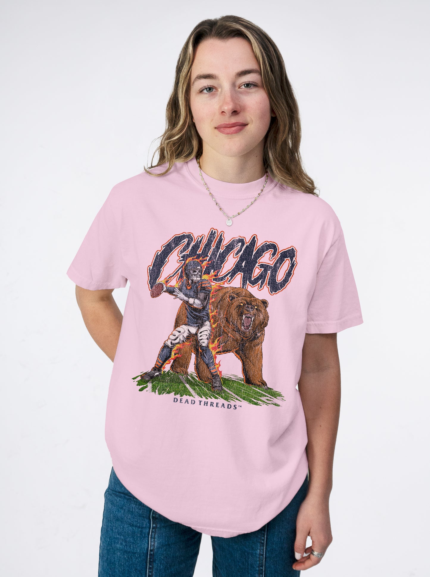 CHICAGO FOOTBALL v2 - PINK