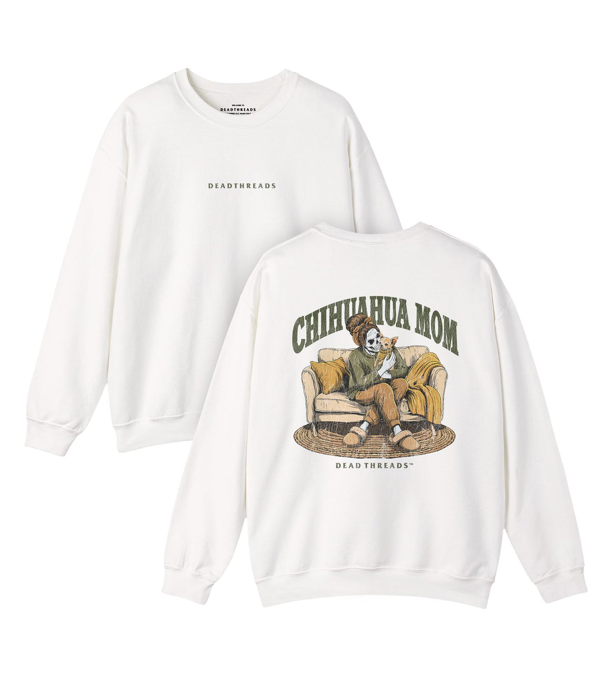 CHIHUAHUA MOM - “DT ESSENTIAL" CREWNECK SWEATSHIRT