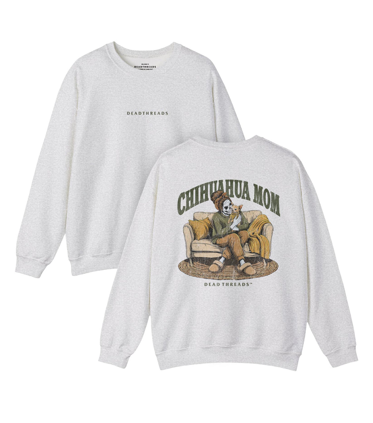 CHIHUAHUA MOM - “DT ESSENTIAL" CREWNECK SWEATSHIRT