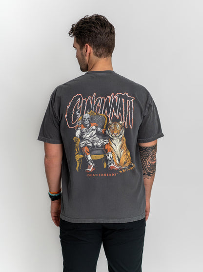 CINCINNATI FOOTBALL v2 - “3 SKULL” PREMIUM T-SHIRT