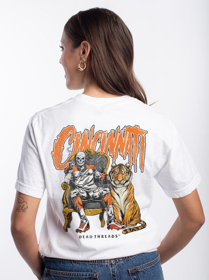 CINCINNATI FOOTBALL v2 - “3 SKULL” PREMIUM T-SHIRT