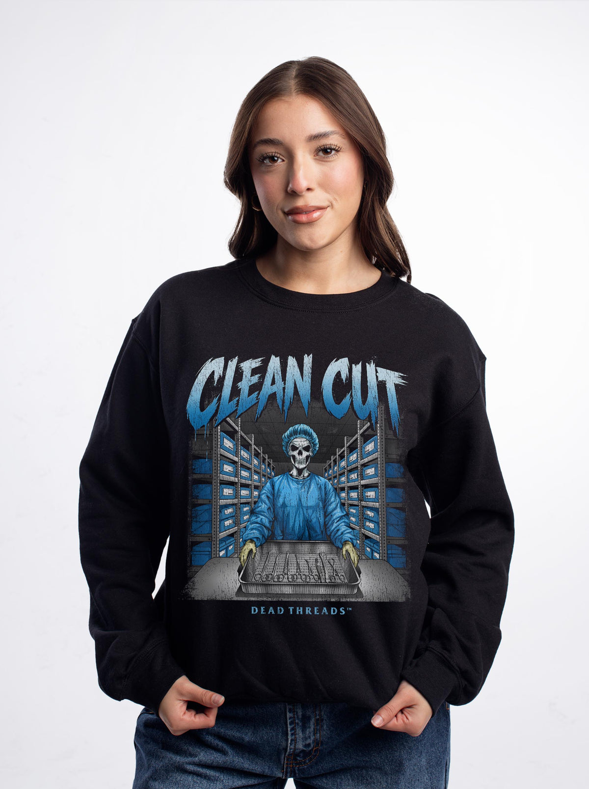 CLEAN CUT (FEMALE) - CREWNECK SWEATSHIRT