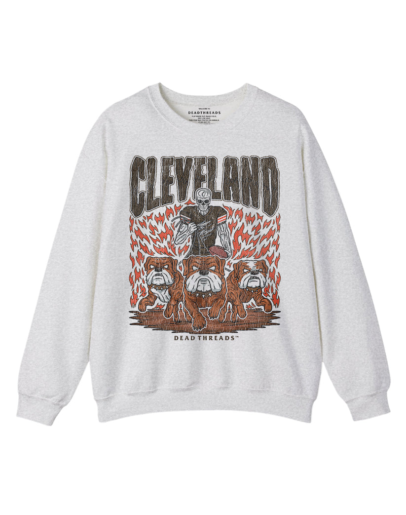 CLEVELAND FOOTBALL CREWNECK SWEATSHIRT