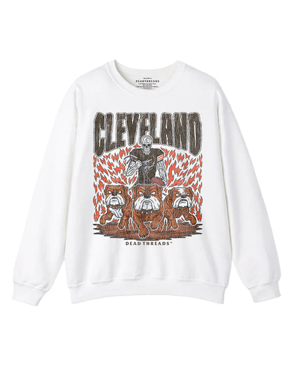 CLEVELAND FOOTBALL CREWNECK SWEATSHIRT