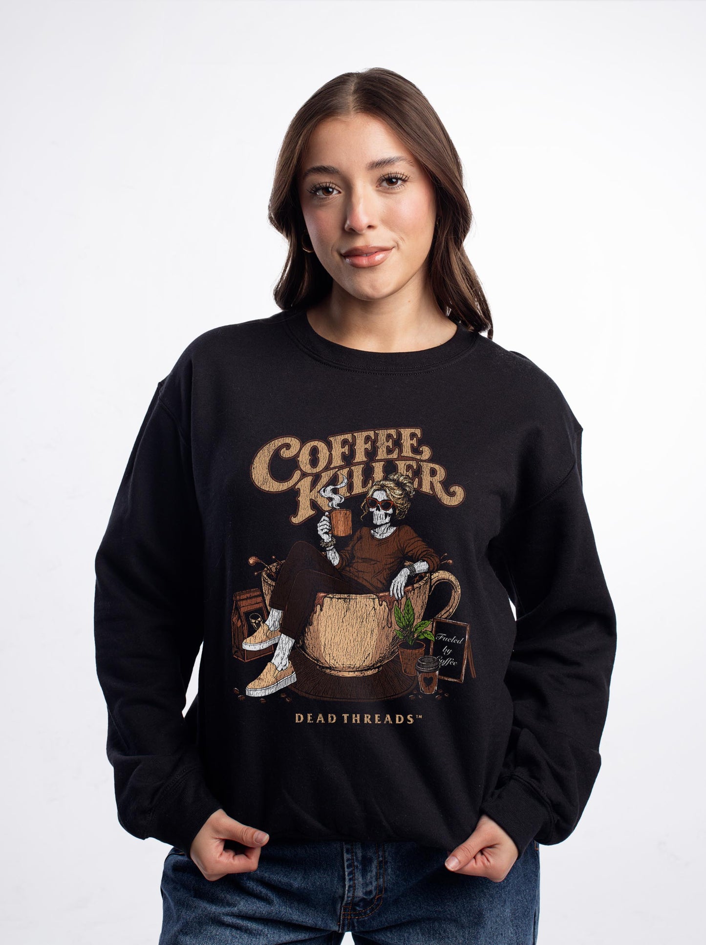 COFFEE KILLER - CREWNECK SWEATSHIRT