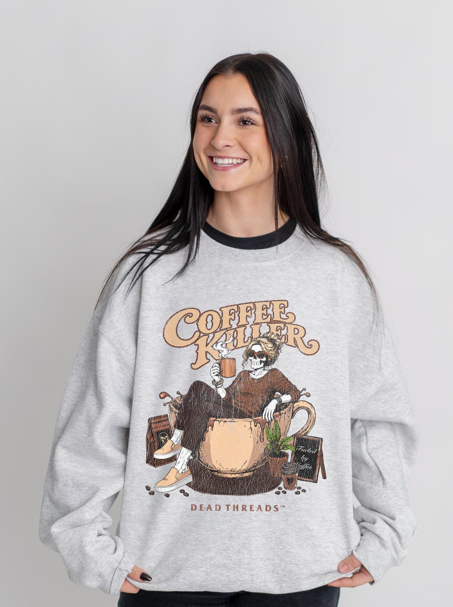COFFEE KILLER - CREWNECK SWEATSHIRT